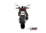 MIVV A.015 Aprilia Tuono V4 1100 (2021+) Slip-on Exhaust "SR-1" (black; approved) – Accessories in the 2WheelsHero Motorcycle Aftermarket Accessories and Parts Online Shop