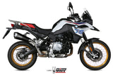 MIVV B.033 BMW F 850 GS (2018+) Slip-on Exhaust "Delta Race" (black; approved) – Accessories in the 2WheelsHero Motorcycle Aftermarket Accessories and Parts Online Shop