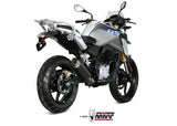 MIVV B.035 BMW G 310 GS (2017+) Full System Exhaust "GP Pro" (black; approved) – Accessories in the 2WheelsHero Motorcycle Aftermarket Accessories and Parts Online Shop