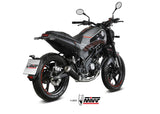 MIVV E.007 Benelli Leoncino 125 (2022+) Full System Exhaust "X-M1" (black; approved) – Accessories in the 2WheelsHero Motorcycle Aftermarket Accessories and Parts Online Shop