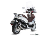 MIVV C.PG.0013 PIAGGIO BEVERLY 125 / 300 ( 2010 / 13 ) Full System Exhaust "Urban" (stainless steel; not approved) – Accessories in the 2WheelsHero Motorcycle Aftermarket Accessories and Parts Online Shop