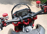 CV025 - CNC RACING Ducati  Hypermotard 698 Mono (2024+) Brembo Master Cylinder Clamp (mirror mount tread M10; counter-clockwise)