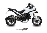 MIVV D.027 Ducati Multistrada 1200 (10/14) Slip-on Exhaust "Suono" (stainless steel; approved) – Accessories in the 2WheelsHero Motorcycle Aftermarket Accessories and Parts Online Shop