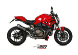 MIVV D.030 Ducati Monster 1200 (14/16) Slip-on Exhaust "Delta Race" (black; approved) – Accessories in the 2WheelsHero Motorcycle Aftermarket Accessories and Parts Online Shop