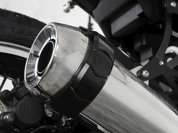EP0006 - R&G RACING Round Exhaust Protector 4.5'' - 5.5'' (supermoto style, can cover)