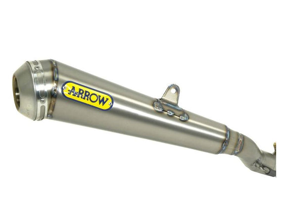 ARROW 71347MI+71637PRI Kawasaki Z750 (2004+) Steel Slip-on Exhaust 