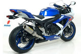 ARROW 71334MI+71702AO Suzuki GSXR750 IE (2006+) Aluminum Full Exhaust System "Competition Evo Pista" (racing)