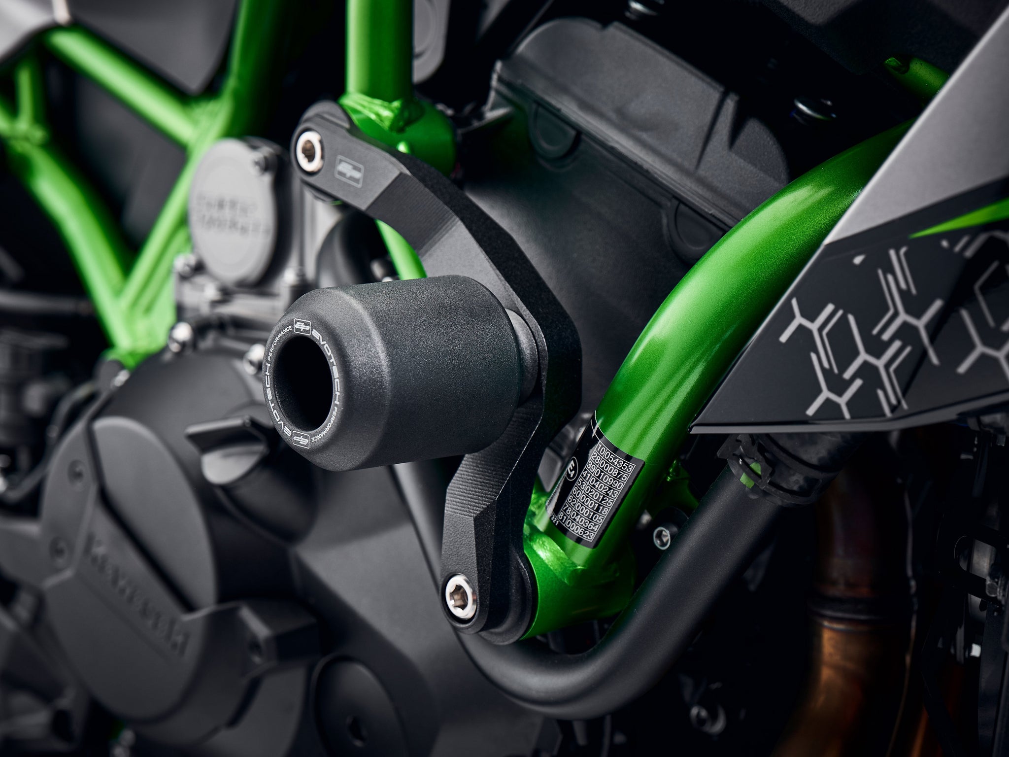 ヒロ　2点 EVOTECH Kawasaki Z H2 (2020+) Frame Crash Protection Sliders
