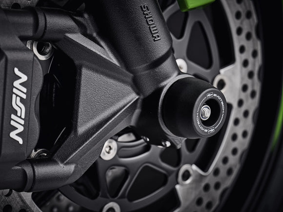 EVOTECH Kawasaki Ninja ZX-6R (2019+) Front Wheel Sliders – Accessories in the 2WheelsHero Motorcycle Aftermarket Accessories and Parts Online Shop