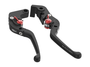 EVOTECH Aprilia Dorsoduro 750 / 900 / Shiver 900 / SL 750 (07/21) Handlebar Lever Set "Evo" (folding; long) – Accessories in the 2WheelsHero Motorcycle Aftermarket Accessories and Parts Online Shop