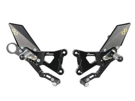 LIGHTECH FTRBM001W BMW S1000R / S1000RR / HP4 Adjustable Rearsets (fold up footpegs) – Accessories in the 2WheelsHero Motorcycle Aftermarket Accessories and Parts Online Shop