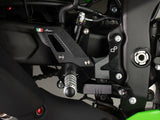 LIGHTECH FTRKA014 Kawasaki ZX-25R / ZX-4RR Adjustable Rearsets (fixed footpegs) (Track Use) – Accessories in the 2WheelsHero Motorcycle Aftermarket Accessories and Parts Online Shop