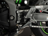 LIGHTECH FTRKA014 Kawasaki ZX-25R / ZX-4RR Adjustable Rearsets (fixed footpegs) (Track Use) – Accessories in the 2WheelsHero Motorcycle Aftermarket Accessories and Parts Online Shop
