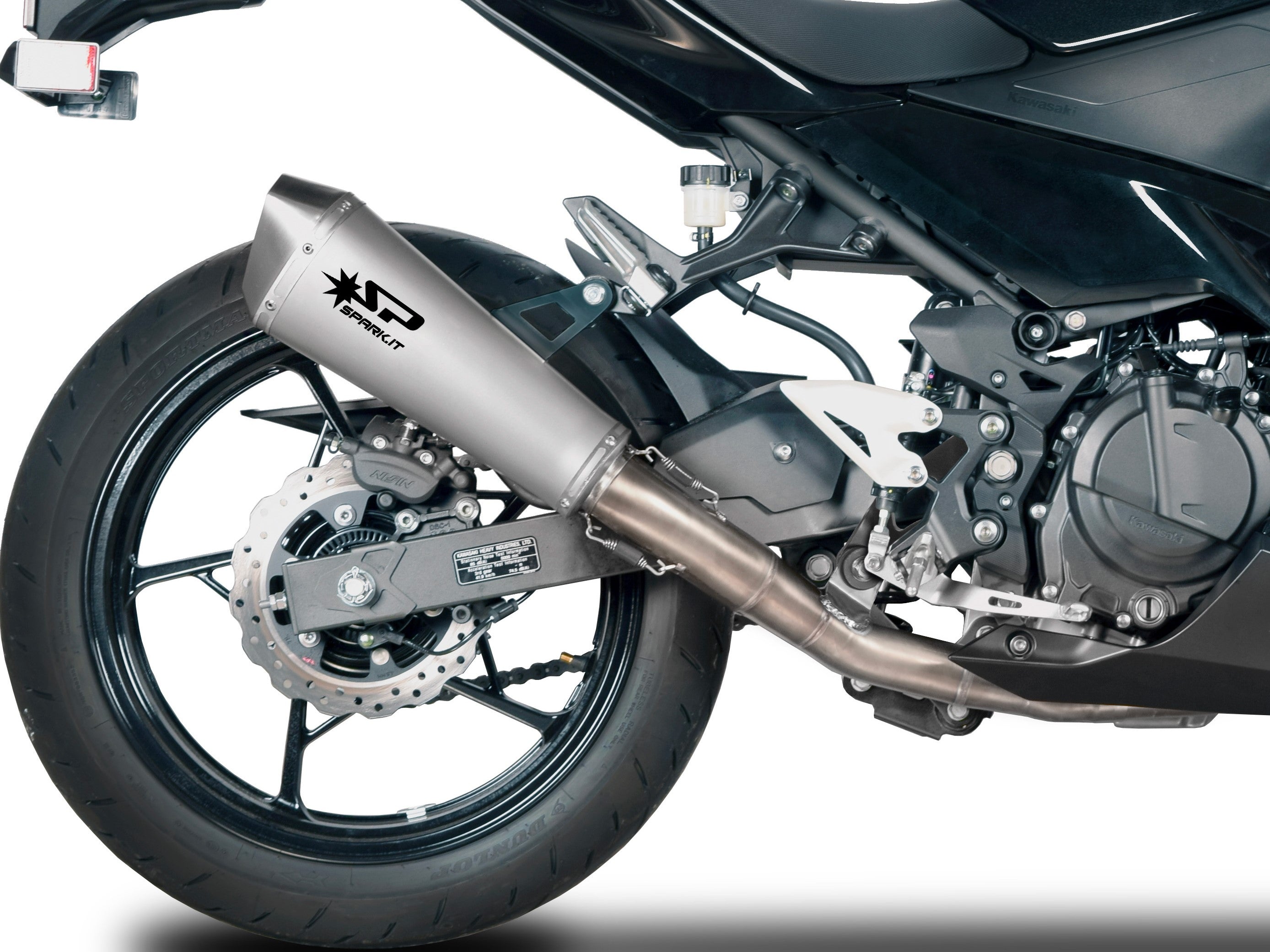 SPARK Kawasaki Ninja 400 Full Titanium Exhaust System (racing 