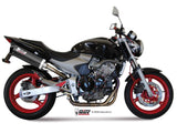 MIVV H.020 HONDA Hornet 600 ( 2003 / 06 ) Slip on Exhaust "Oval" (carbon + cap; approved) – Accessories in the 2WheelsHero Motorcycle Aftermarket Accessories and Parts Online Shop