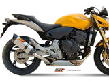 MIVV H.038 HONDA Hornet 600 ( 2007 / 13 ) Slip on Exhaust "Suono" (stainless steel; approved) – Accessories in the 2WheelsHero Motorcycle Aftermarket Accessories and Parts Online Shop