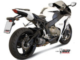 MIVV H.039 HONDA CBR 1000 RR ( 2008 - 13 ) Slip On (Kat) Exhaust "Suono" (stainless steel; approved) – Accessories in the 2WheelsHero Motorcycle Aftermarket Accessories and Parts Online Shop