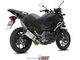 MIVV H.046 HONDA NC 750 S / X ( 2014 - 15 ) Slip on Exhaust "Suono" (stainless steel; approved) – Accessories in the 2WheelsHero Motorcycle Aftermarket Accessories and Parts Online Shop