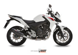 MIVV H.051 HONDA CB 500 F / X ( 2013 / 15 ) Slip On Exhaust "Suono" (black; approved) – Accessories in the 2WheelsHero Motorcycle Aftermarket Accessories and Parts Online Shop