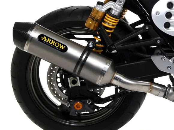 ARROW 71643KZ+71844PK Yamaha XJR1300 (2007+) Titanium Slip-on Exhaust 