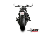 MIVV HD.004 HARLEY DAVIDSON SPORTSTER S ( 2021+ ) Dual Slip on Exhaust "HR-1" (black + short carbon back; approved) – Accessories in the 2WheelsHero Motorcycle Aftermarket Accessories and Parts Online Shop