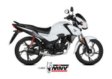 MIVV H.088 HONDA CB 125 F ( 2021 + ) Full System Exhaust "GP" (black; approved) – Accessories in the 2WheelsHero Motorcycle Aftermarket Accessories and Parts Online Shop
