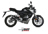 MIVV H.074 HONDA CB 125 R ( 2018 / 20 ) Full System Exhaust "GP PRO" (carbon; approved) – Accessories in the 2WheelsHero Motorcycle Aftermarket Accessories and Parts Online Shop