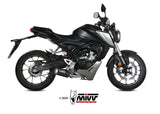 MIVV H.076 HONDA CB 125 R ( 2018 / 20 ) Full System Exhaust "MK3" (carbon; not approved) – Accessories in the 2WheelsHero Motorcycle Aftermarket Accessories and Parts Online Shop