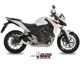 MIVV H.051 HONDA CB 500 F / X ( 2013 / 15 ) Slip On Exhaust "GP" (carbon + cap; approved) – Accessories in the 2WheelsHero Motorcycle Aftermarket Accessories and Parts Online Shop
