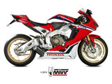 MIVV H.071 HONDA CBR 1000 RR ( 2017 - 19 ) Slip On Low Exhaust "MK3" (carbon; not approved) – Accessories in the 2WheelsHero Motorcycle Aftermarket Accessories and Parts Online Shop