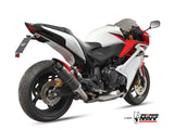 MIVV H.038 HONDA CBR 600 F ( 2011 / 13 ) Slip on Exhaust "GP" (carbon + cap; approved) – Accessories in the 2WheelsHero Motorcycle Aftermarket Accessories and Parts Online Shop