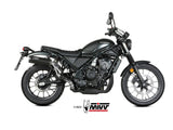 MIVV H.090 Honda CL 500 ( 2023+ ) Slip-on Exhaust "HR-1" (black + short carbon cap back; approved) – Accessories in the 2WheelsHero Motorcycle Aftermarket Accessories and Parts Online Shop