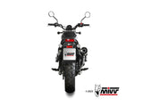 MIVV H.090 Honda CL 500 ( 2023+ ) Slip-on Exhaust "HR-1" (black + short carbon cap back; approved) – Accessories in the 2WheelsHero Motorcycle Aftermarket Accessories and Parts Online Shop