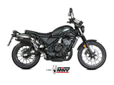 MIVV H.090 Honda CL 500 ( 2023+ ) Slip-on Exhaust "HR-1" (black + long carbon cap back; approved) – Accessories in the 2WheelsHero Motorcycle Aftermarket Accessories and Parts Online Shop