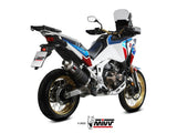 MIVV H.079 HONDA CRF 1100 L AFRICA TWIN ( 2020 / 23 ) Slip on Exhaust "Dakar" (black; approved) – Accessories in the 2WheelsHero Motorcycle Aftermarket Accessories and Parts Online Shop