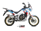 MIVV H.079 HONDA CRF 1100 L AFRICA TWIN ( 2020 / 23 ) Slip on Exhaust "Dakar" (stainless steel; approved) – Accessories in the 2WheelsHero Motorcycle Aftermarket Accessories and Parts Online Shop