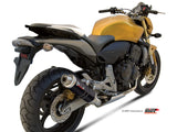 MIVV H.038 HONDA Hornet 600 ( 2007 / 13 ) Slip on Exhaust "GP" (black; approved) – Accessories in the 2WheelsHero Motorcycle Aftermarket Accessories and Parts Online Shop