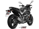 MIVV H.065 HONDA NC S / X 750 ( 2016 / 22 ) Slip on Exhaust "Suono" (stainless steel; approved) – Accessories in the 2WheelsHero Motorcycle Aftermarket Accessories and Parts Online Shop