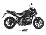MIVV H.065 HONDA NC S / X 750 ( 2016 / 22 ) Slip on Exhaust "Suono" (black; approved) – Accessories in the 2WheelsHero Motorcycle Aftermarket Accessories and Parts Online Shop