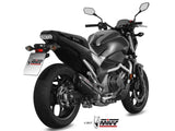 MIVV H.065 HONDA NC S / X 750 ( 2016 / 22 ) Slip on Exhaust "Suono" (black; approved) – Accessories in the 2WheelsHero Motorcycle Aftermarket Accessories and Parts Online Shop