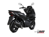 MIVV MV.HO.0006 HONDA PCX 125 ( 2021+ ) Full System Exhaust "Mover" (black; approved) – Accessories in the 2WheelsHero Motorcycle Aftermarket Accessories and Parts Online Shop