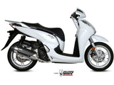 MIVV C.HO.0007 HONDA SH 300 ( 2015 - 16 ) Full System(Kat) Exhaust "Urban" (stainless steel; approved) – Accessories in the 2WheelsHero Motorcycle Aftermarket Accessories and Parts Online Shop