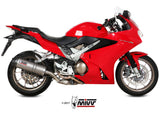 MIVV H.064 HONDA VFR 800 F ( 2014/ 20 ) Slip on Exhaust "Oval" (titanium + carbon cap; approved) – Accessories in the 2WheelsHero Motorcycle Aftermarket Accessories and Parts Online Shop