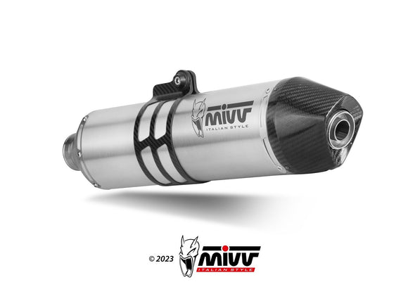 MIVV M.HU.010 HUSQVARNA 701 ENDURO / SUPERMOTO ( 2021+ ) Slip on Exhaust 
