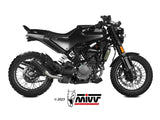 MIVV HU.005 Husqvarna Svartpilen 125 (21/23) Slip on Exhaust "MK3" (carbon; not approved) – Accessories in the 2WheelsHero Motorcycle Aftermarket Accessories and Parts Online Shop