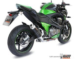 MIVV K.032 KAWASAKI Z 800 ( 2013 / 16 ) Slip On Exhaust "GP" (black; approved) – Accessories in the 2WheelsHero Motorcycle Aftermarket Accessories and Parts Online Shop