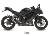 MIVV K.038 KAWASAKI NINJA 300 / Z 300 ( 2013 / 16 ) Slip On Exhaust "GP" (black; approved) – Accessories in the 2WheelsHero Motorcycle Aftermarket Accessories and Parts Online Shop