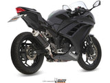 MIVV K.038 KAWASAKI NINJA 300 / Z 300 ( 2013 / 16 ) Slip On Exhaust "GP" (black; approved) – Accessories in the 2WheelsHero Motorcycle Aftermarket Accessories and Parts Online Shop