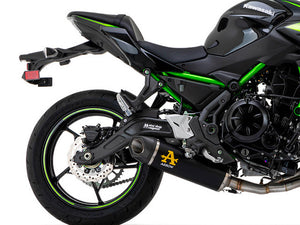 ARROW 71937AKNW Kawasaki Z650 (2021+) Aluminum Full Exhaust System "Competition Evo Indy Race" (racing)