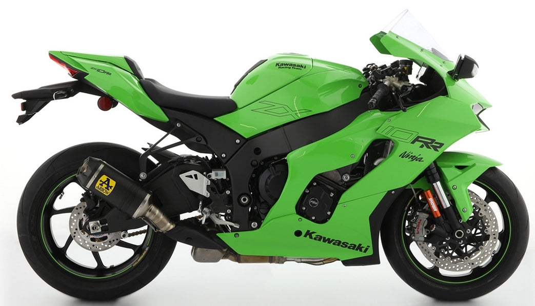 ARROW Kawasaki ZX10R/ZX10RR (2021+) Dark Aluminum Slip-on Exhaust
